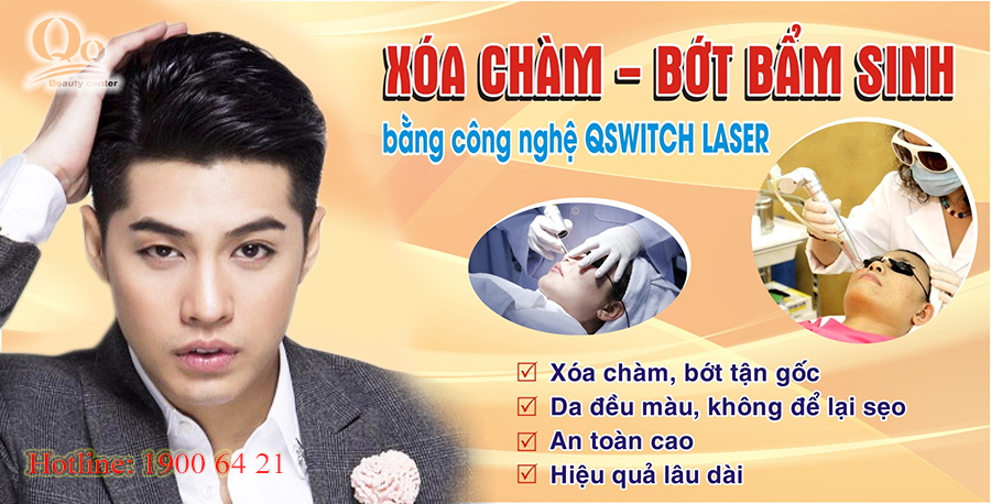 Xoá chàm bớt cho Nam